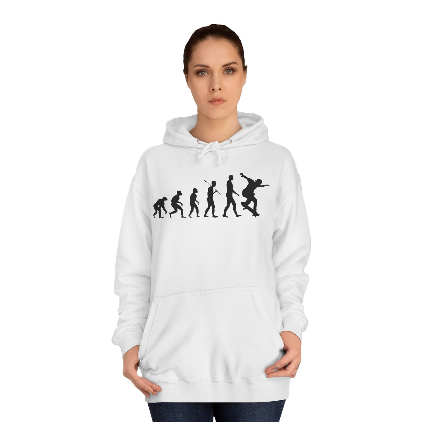 Evolution of Skateboarding Hoodie Stylish Graphic Pullover Unisex Skate Culture