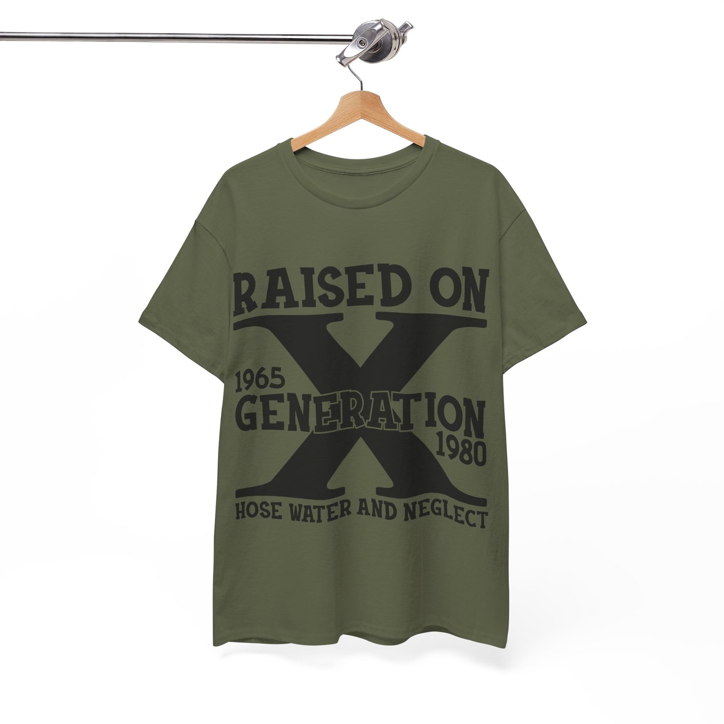 GEN X Raised On Hose Water & Neglect Tshirt Unisex Heavy Cotton