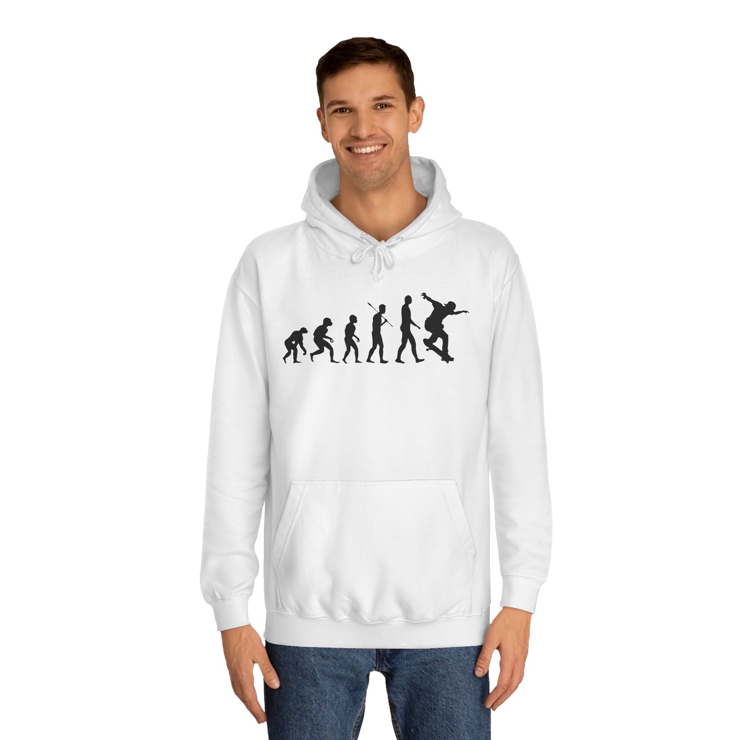 Evolution of Skateboarding Hoodie Stylish Graphic Pullover Unisex Skate Culture