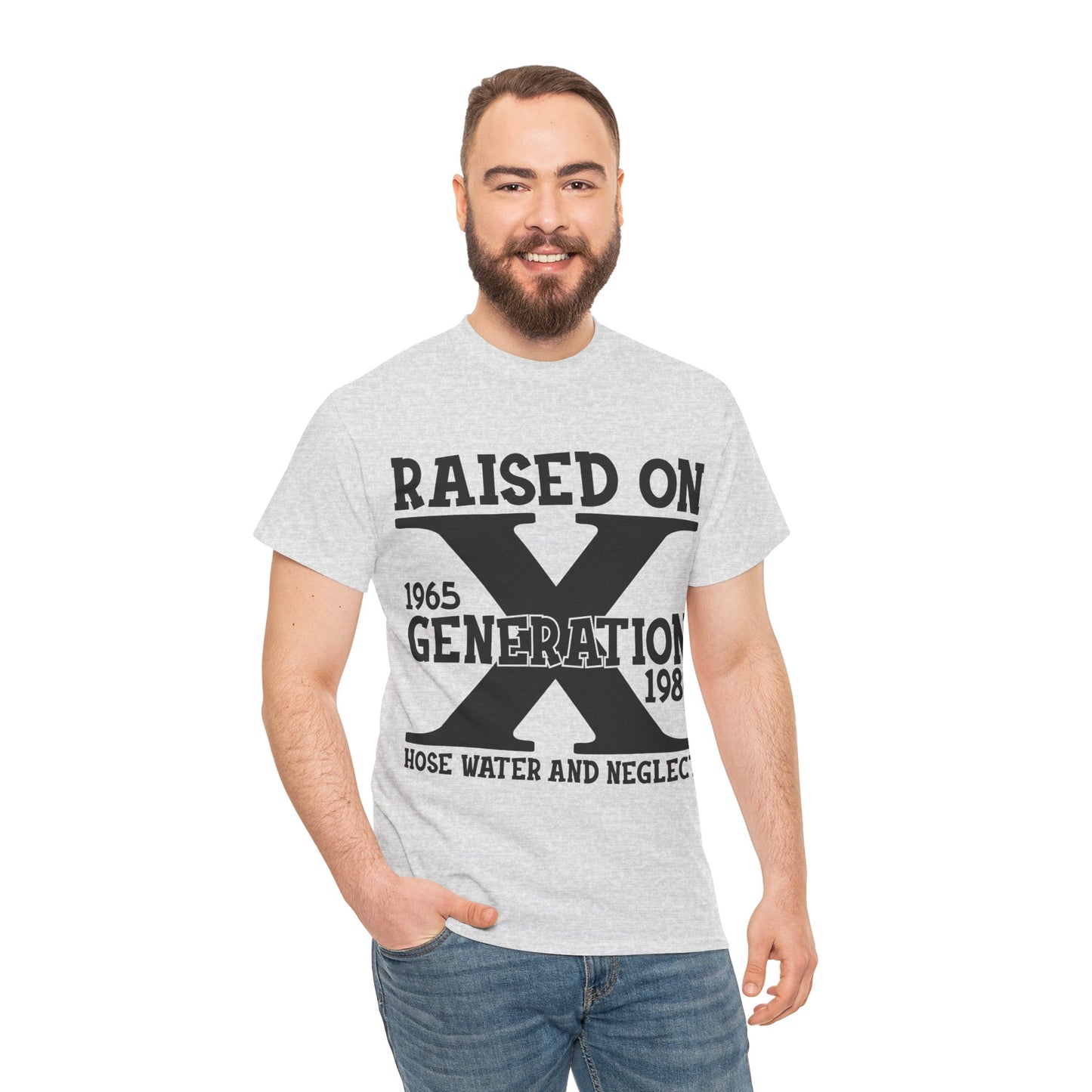GEN X Raised On Hose Water & Neglect Tshirt Unisex Heavy Cotton