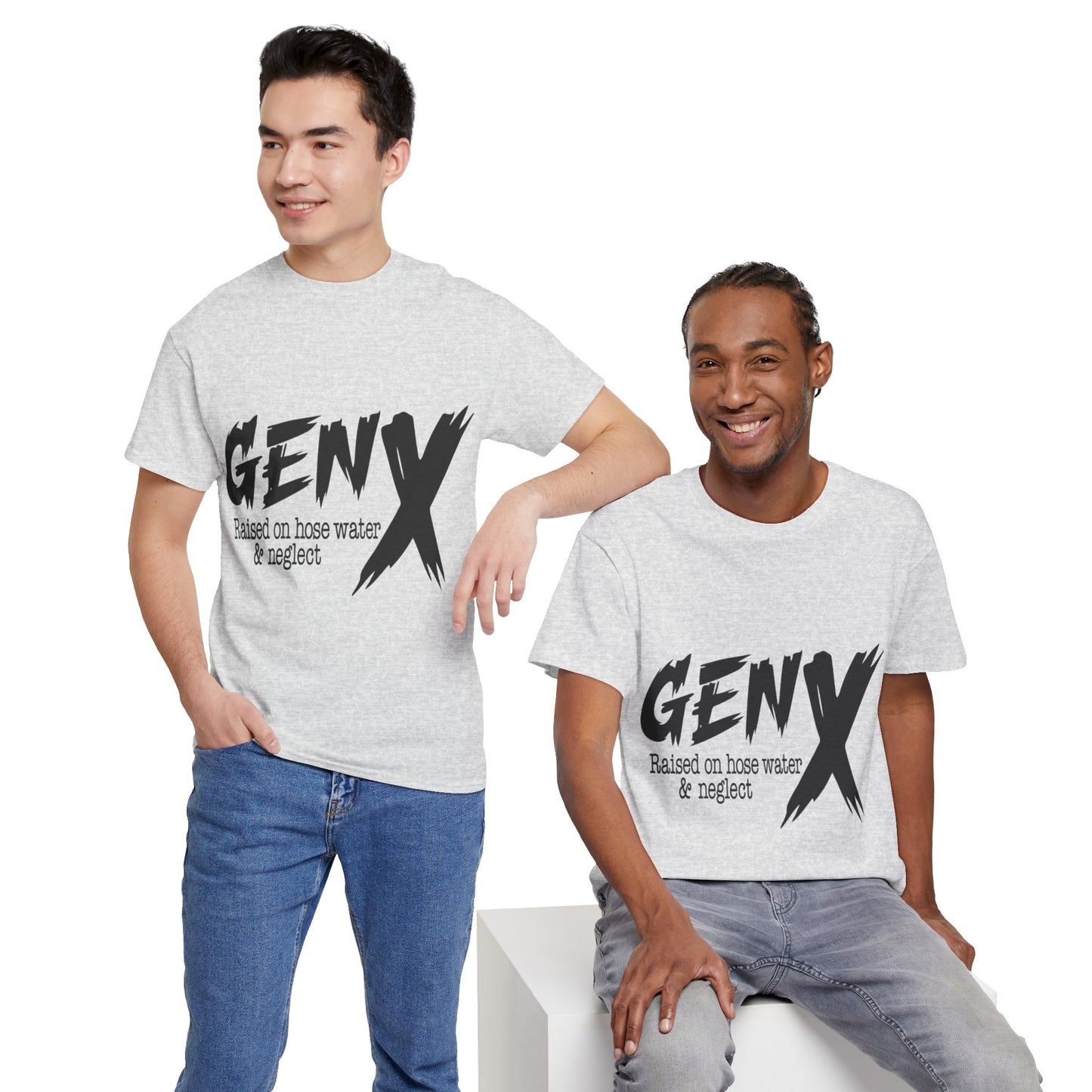 GEN X Raised On Hose Water & Neglect Tshirt Unisex Heavy Cotton