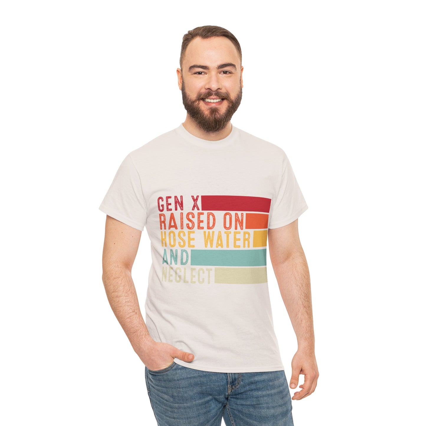 GEN X Raised On Hose Water & Neglect Tshirt Unisex Heavy Cotton