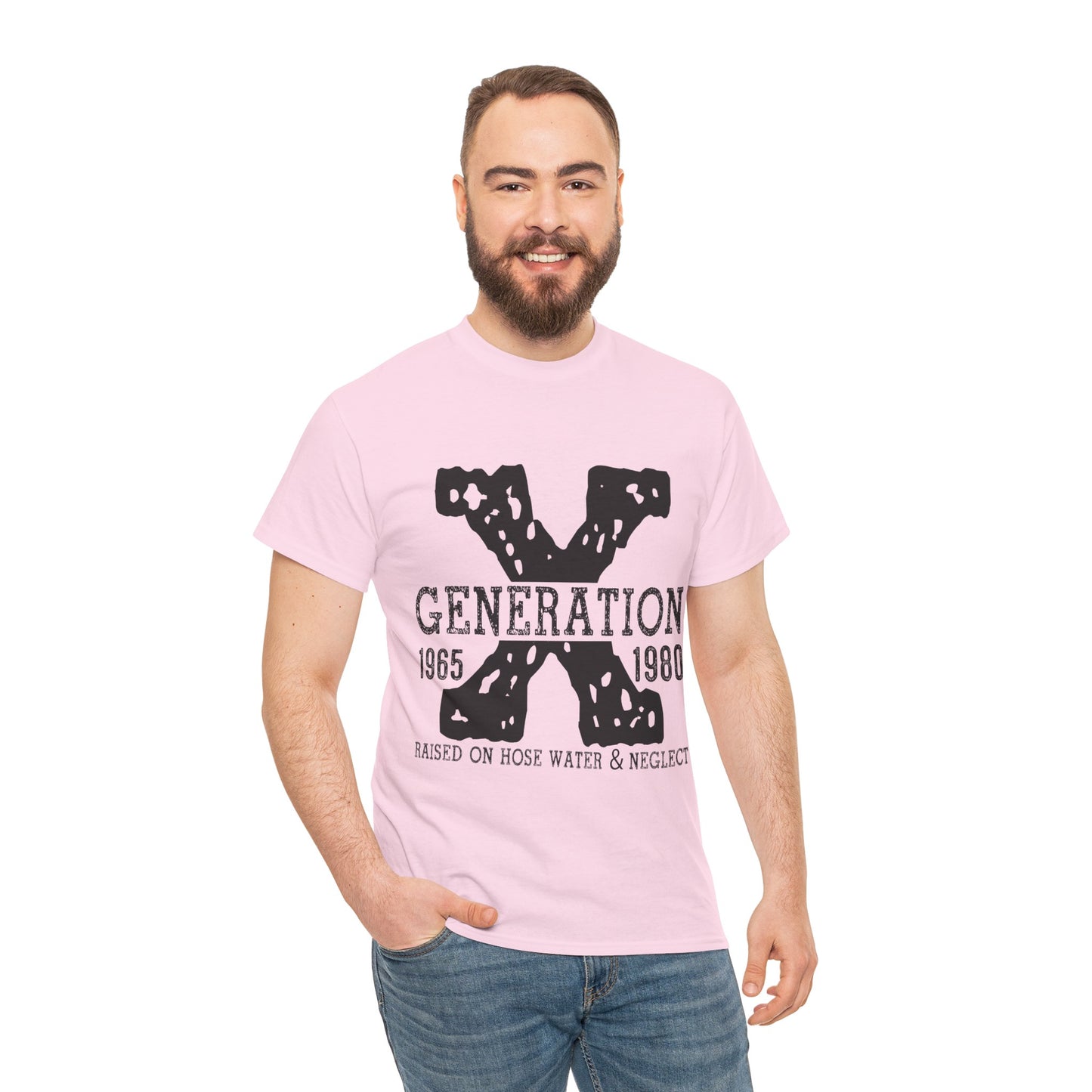 Copy of GEN X Raised On Hose Water & Neglect Tshirt Unisex Heavy Cotton