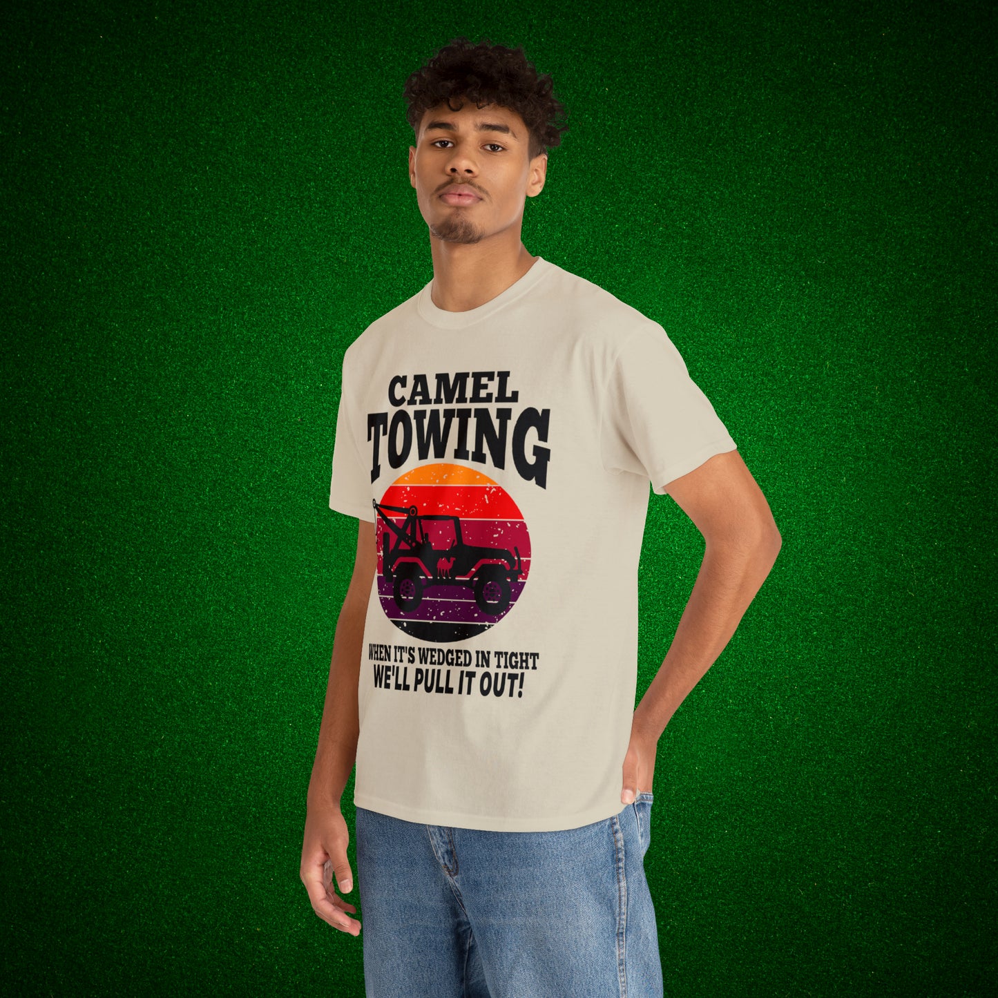 Camel Towing When its wedged in tight we'll pull it out T-Shirt