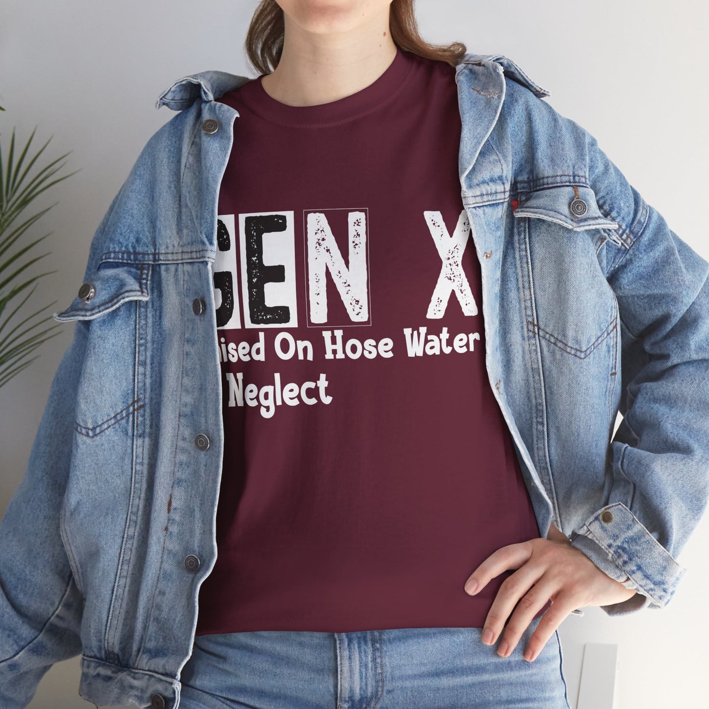 GEN X Raised On Hose Water & Neglect Tshirt Unisex Heavy Cotton