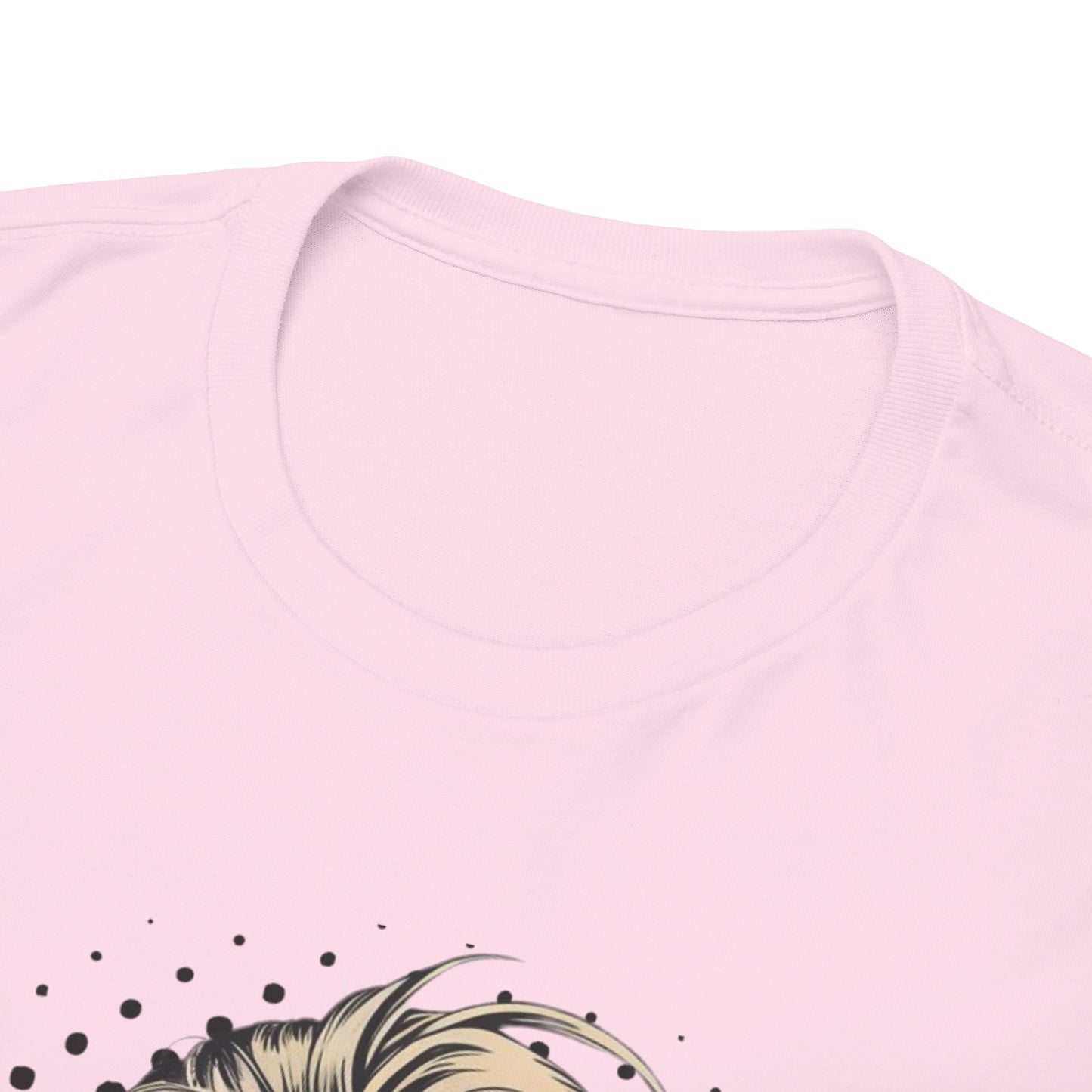PopArt Girl Bubble Gum Bubble Tshirt unisex heavy cotton