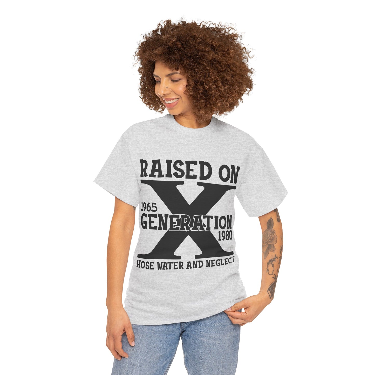 GEN X Raised On Hose Water & Neglect Tshirt Unisex Heavy Cotton