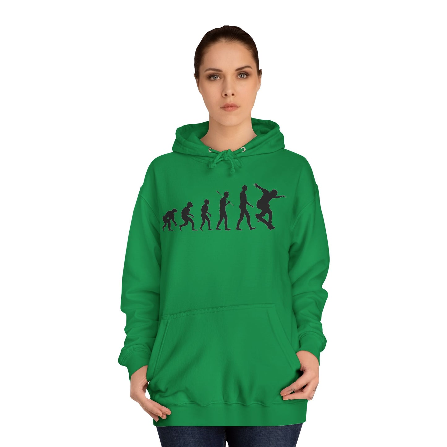 Evolution of Skateboarding Hoodie Stylish Graphic Pullover Unisex Skate Culture