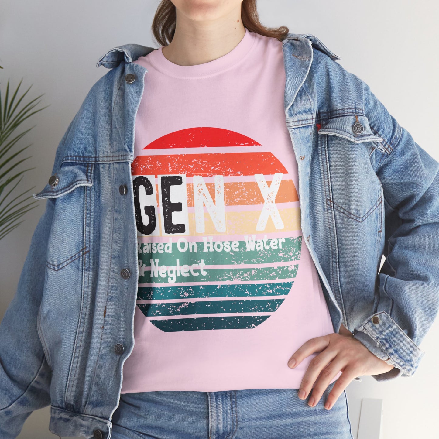 GEN X Raised On Hose Water & Neglect Tshirt Unisex Heavy Cotton