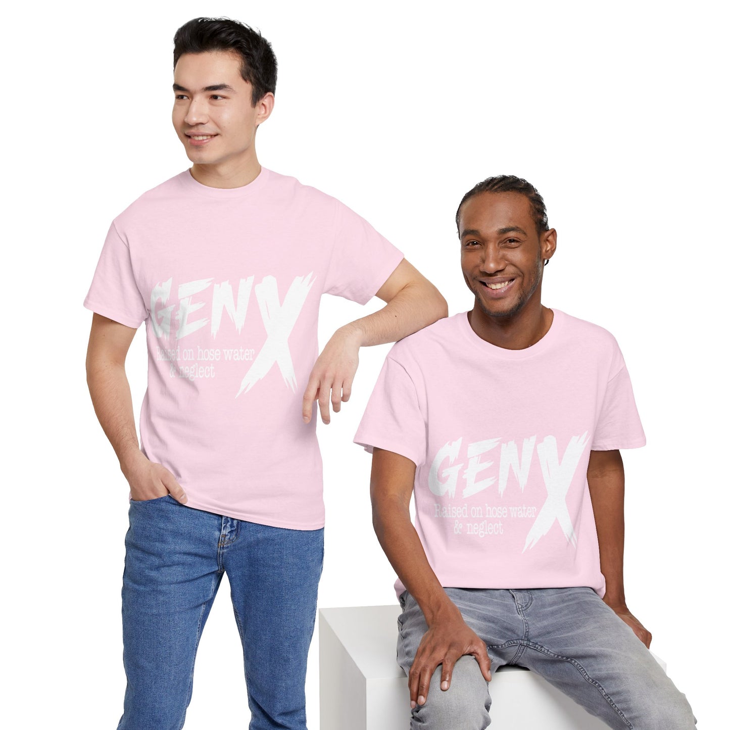 GEN X Raised On Hose Water & Neglect Tshirt Unisex Heavy Cotton