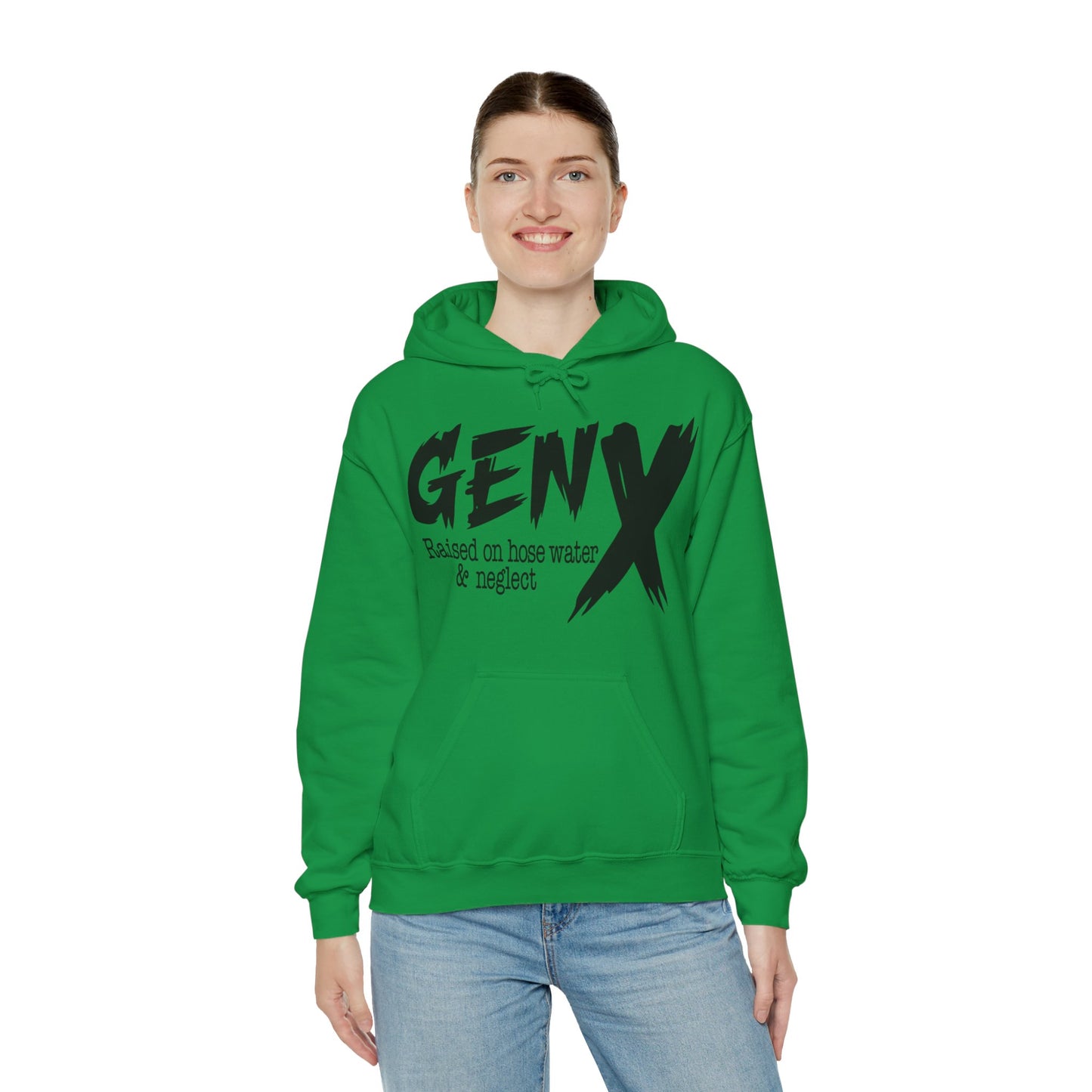 Gen X Raised on Hose Water & Neglect Unisex Heavy Blend™ Hooded Sweatshirt