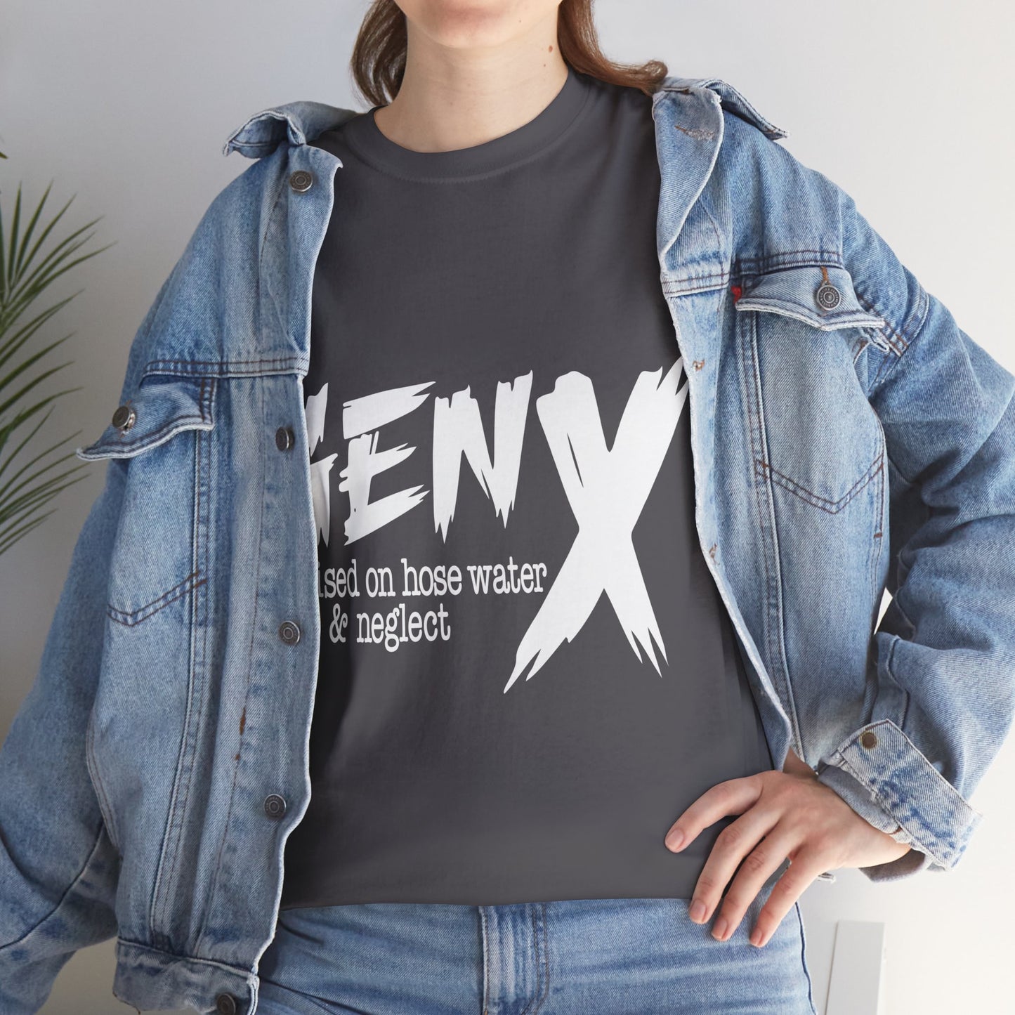 GEN X Raised On Hose Water & Neglect Tshirt Unisex Heavy Cotton