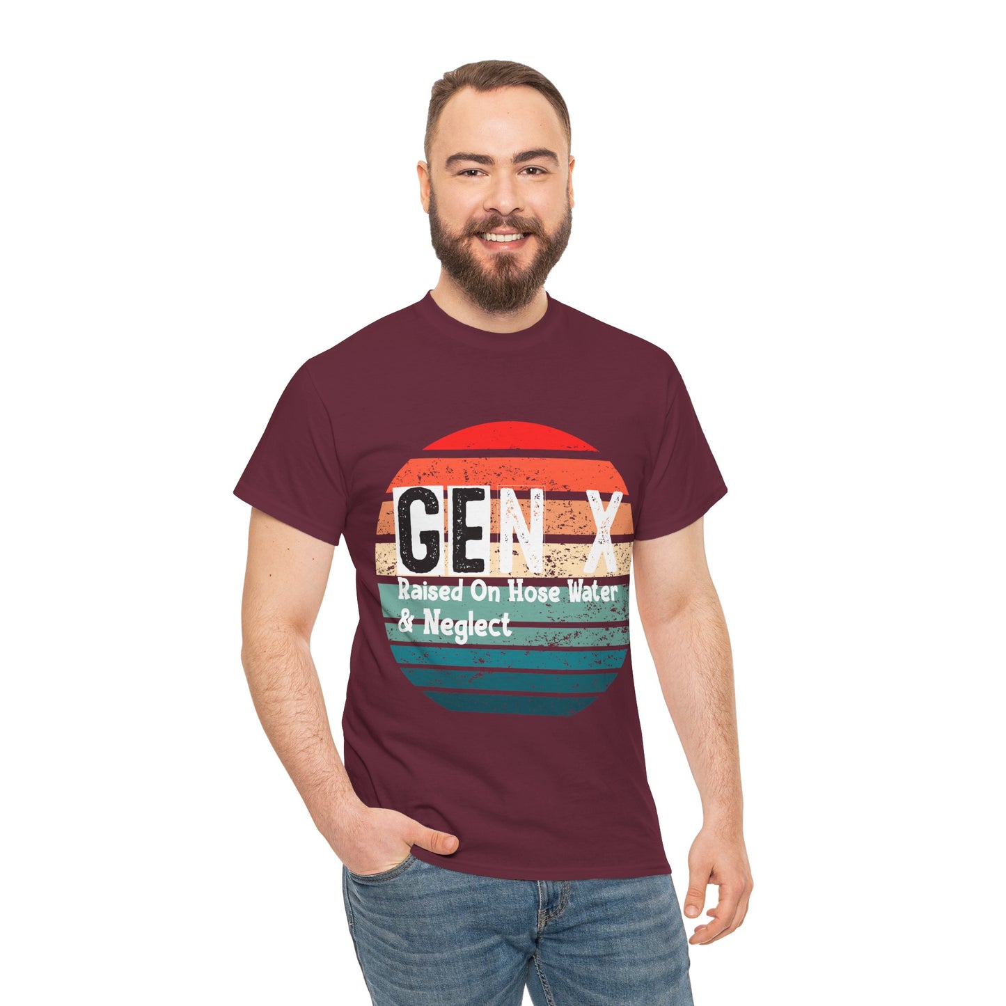 GEN X Raised On Hose Water & Neglect Tshirt Unisex Heavy Cotton
