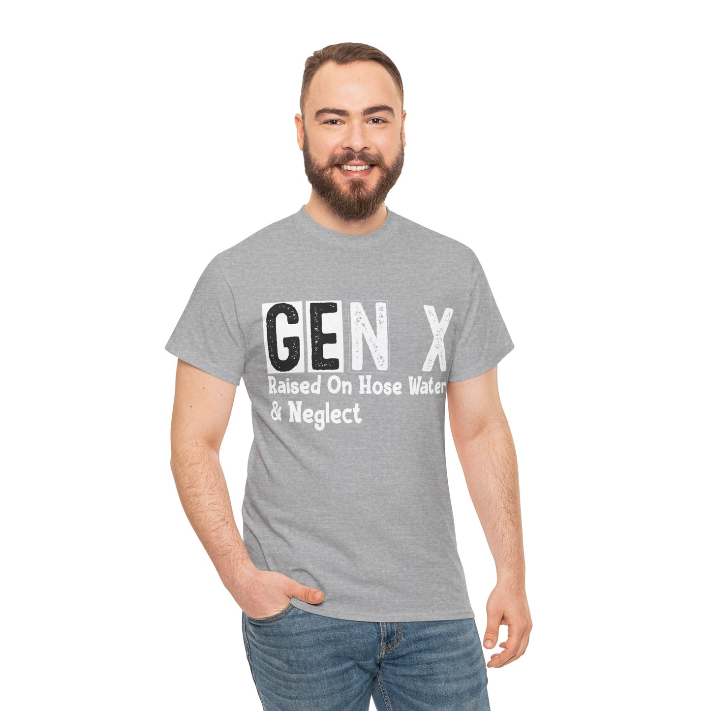 GEN X Raised On Hose Water & Neglect Tshirt Unisex Heavy Cotton