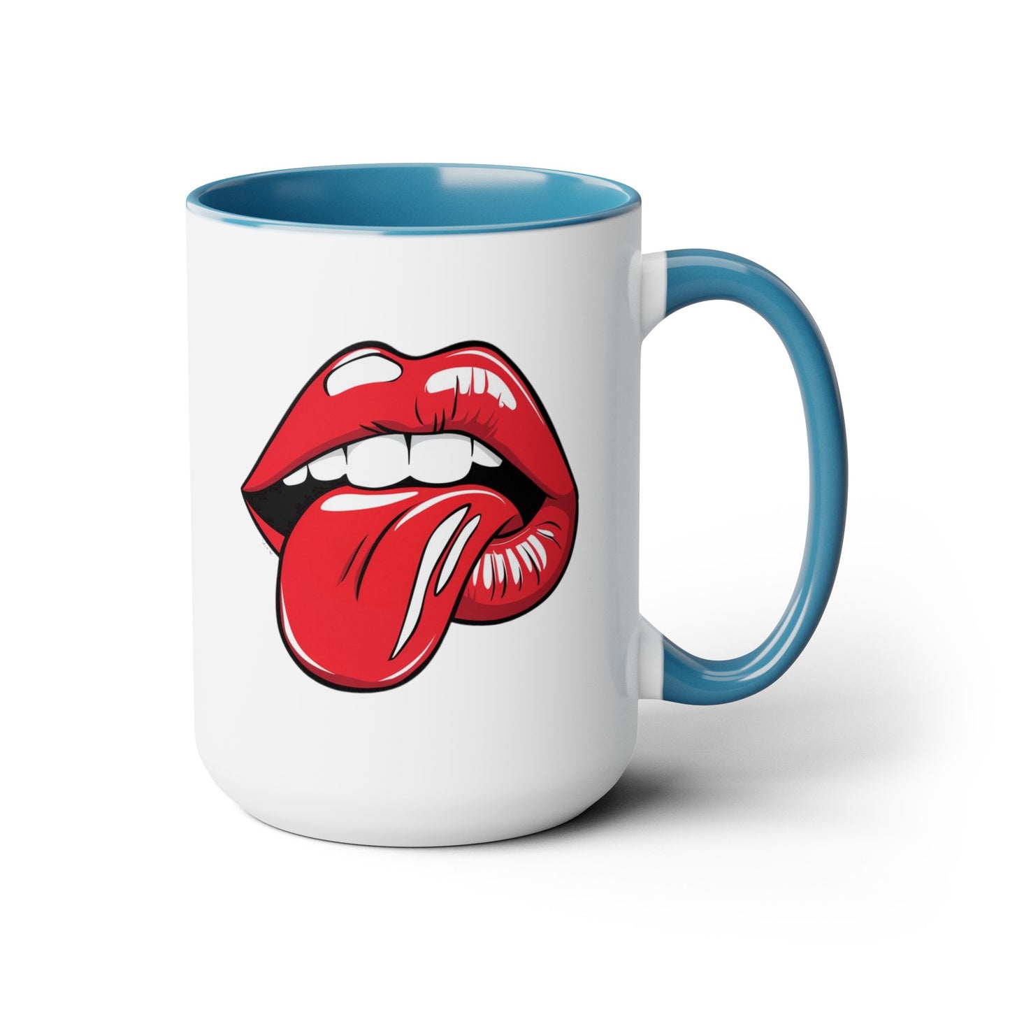 PopArt Lips and Tounge15oz Coffee Mug