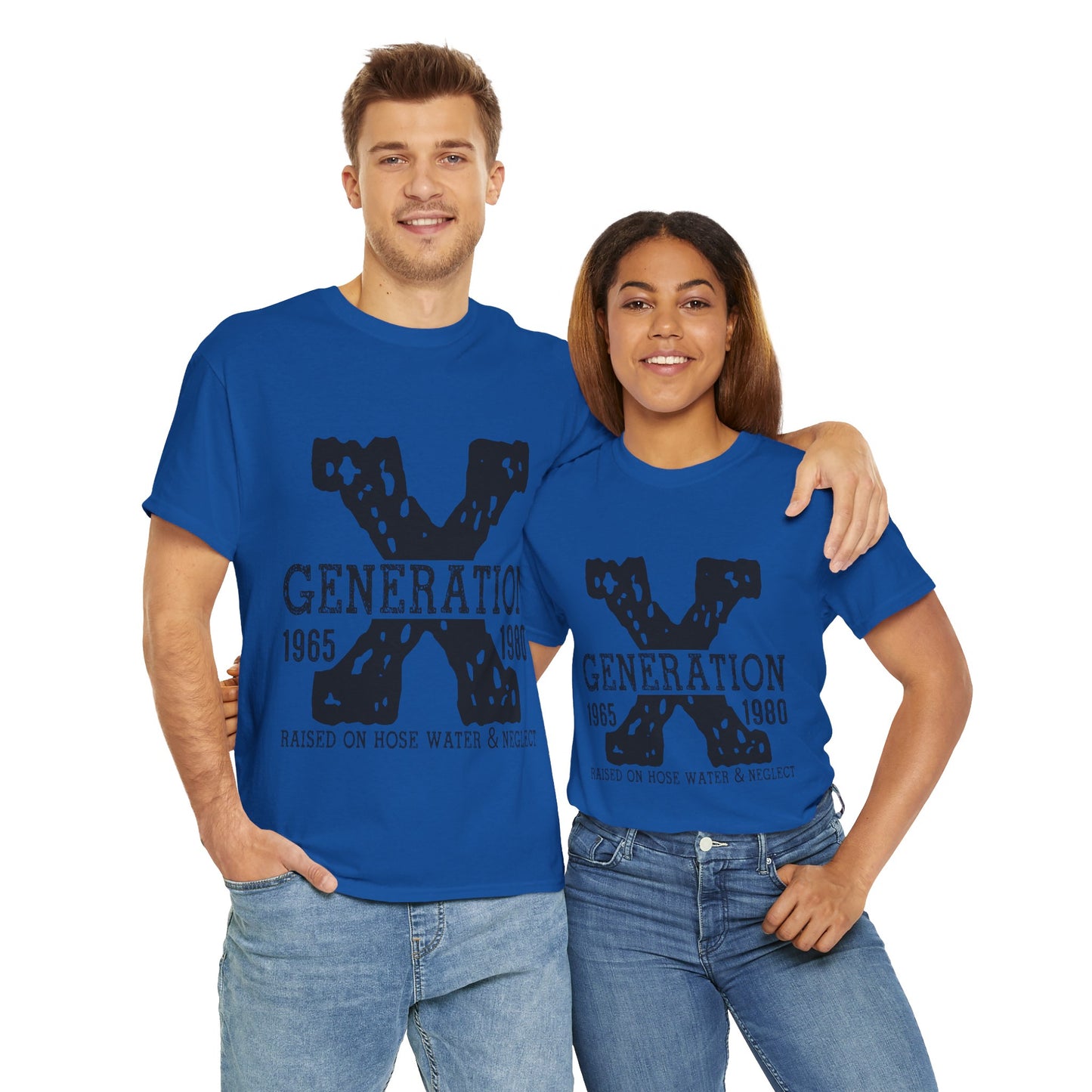 Copy of GEN X Raised On Hose Water & Neglect Tshirt Unisex Heavy Cotton