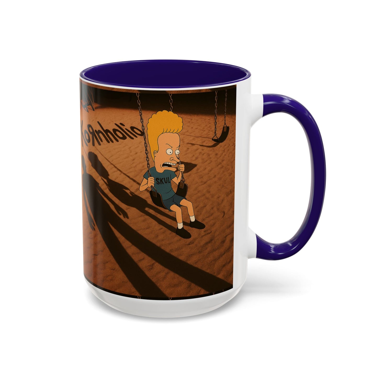 Kornholio 15 oz Coffee Mug Funny Nu Metal Cartoon Cup Multiple Colors