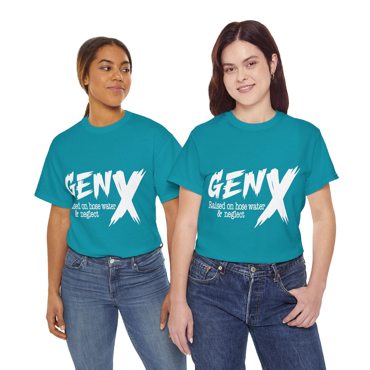 GEN X Raised On Hose Water & Neglect Tshirt Unisex Heavy Cotton