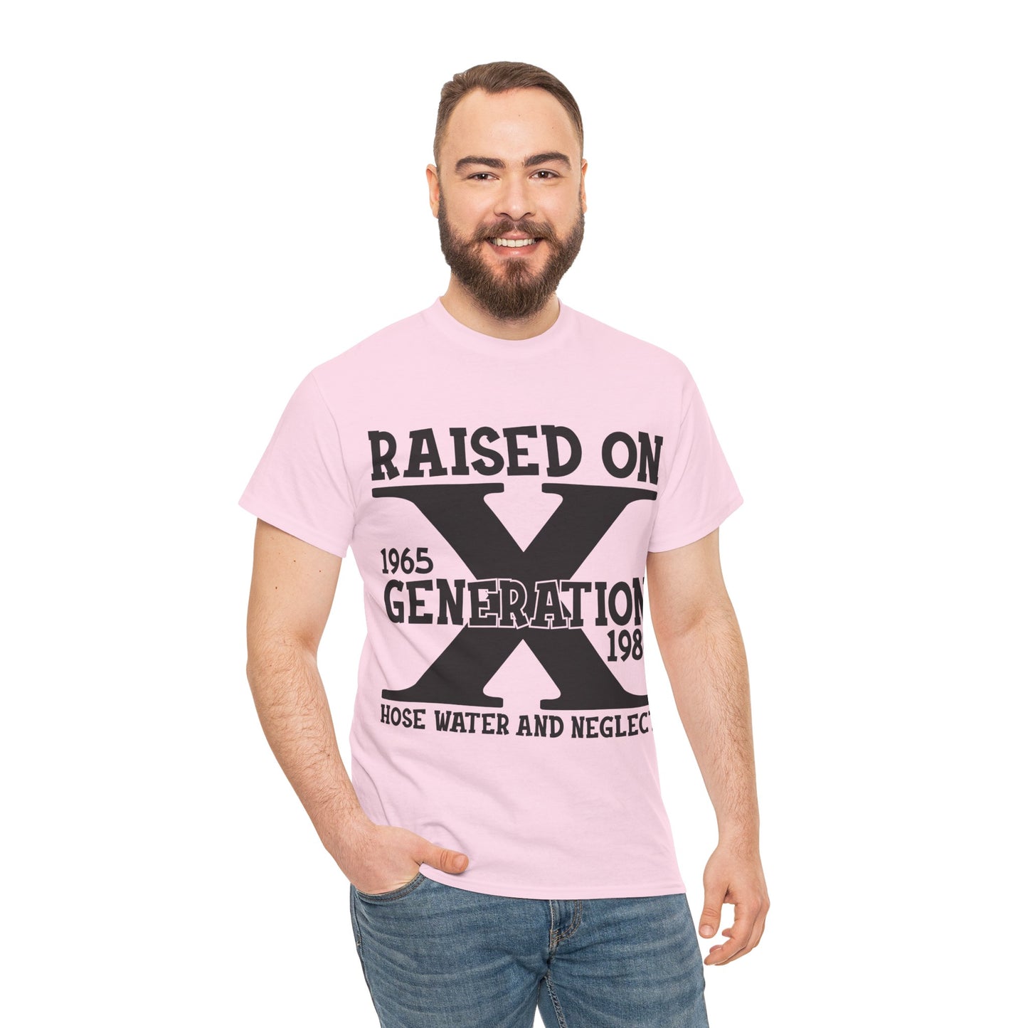 GEN X Raised On Hose Water & Neglect Tshirt Unisex Heavy Cotton