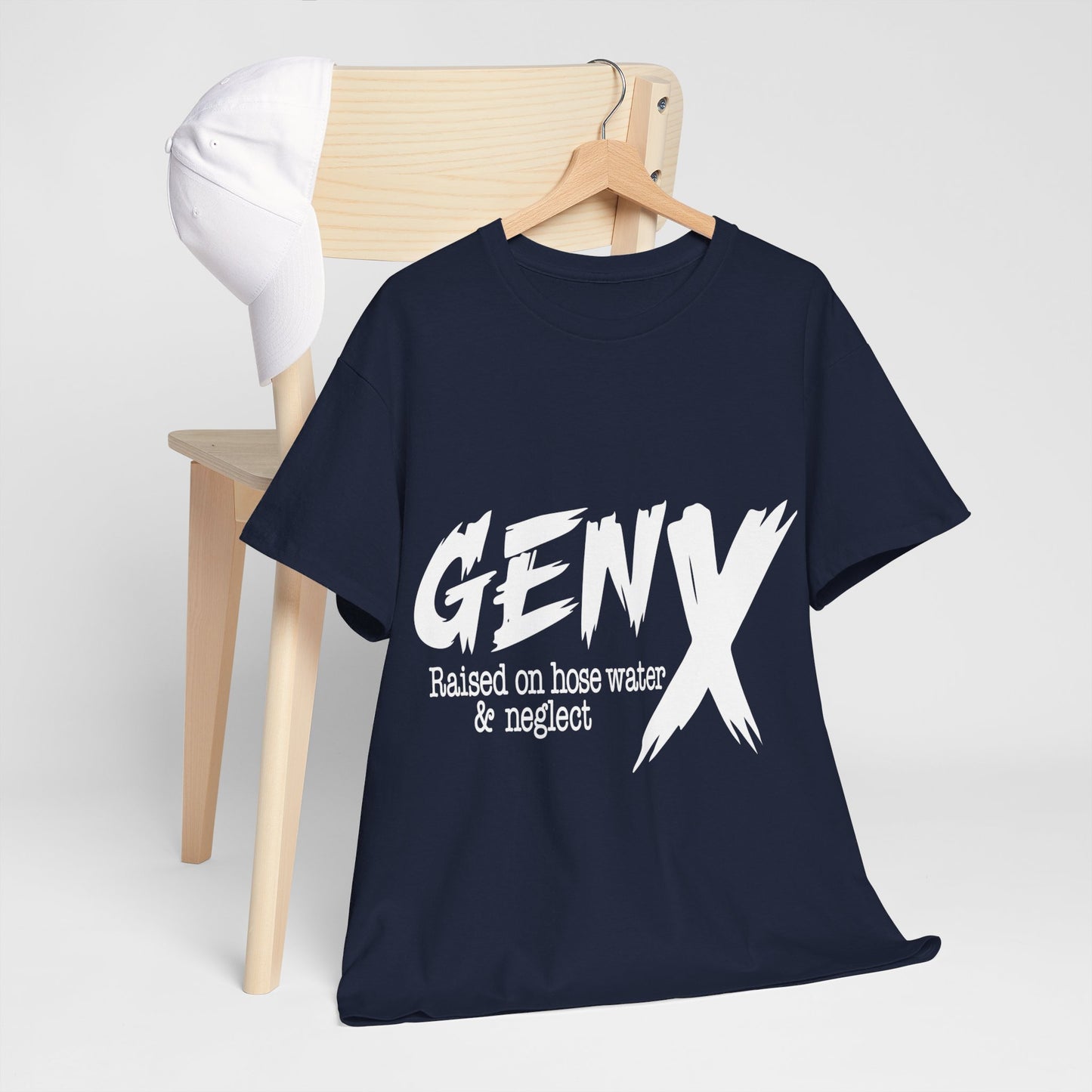 GEN X Raised On Hose Water & Neglect Tshirt Unisex Heavy Cotton