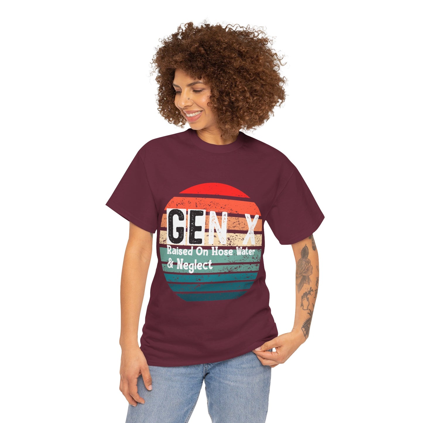 GEN X Raised On Hose Water & Neglect Tshirt Unisex Heavy Cotton