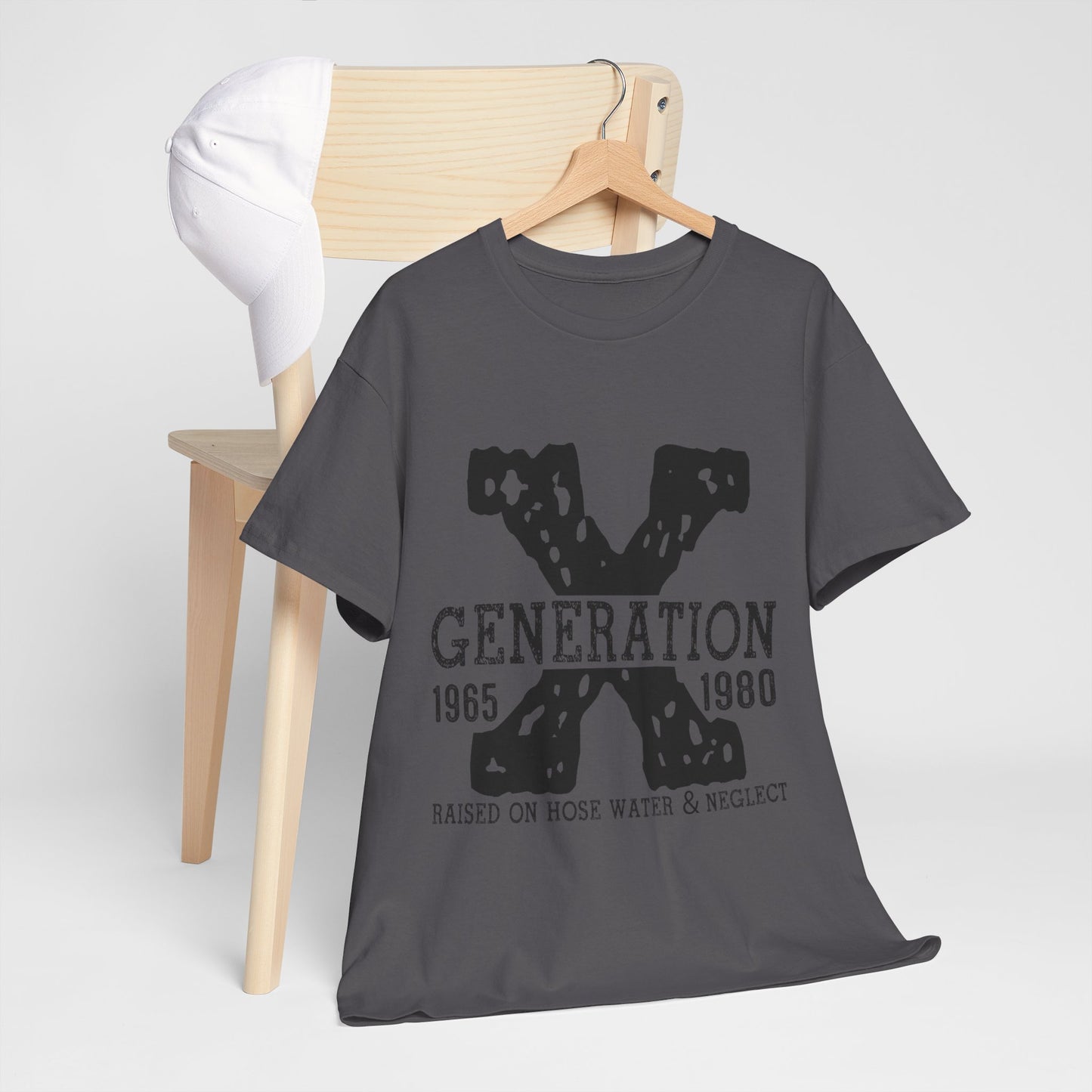 Copy of GEN X Raised On Hose Water & Neglect Tshirt Unisex Heavy Cotton