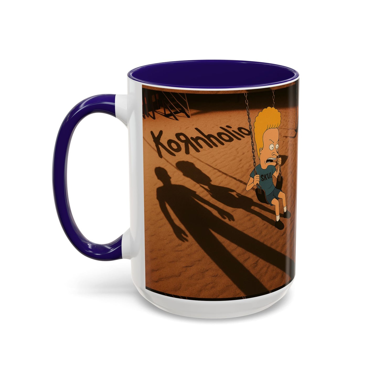 Kornholio 15 oz Coffee Mug Funny Nu Metal Cartoon Cup Multiple Colors