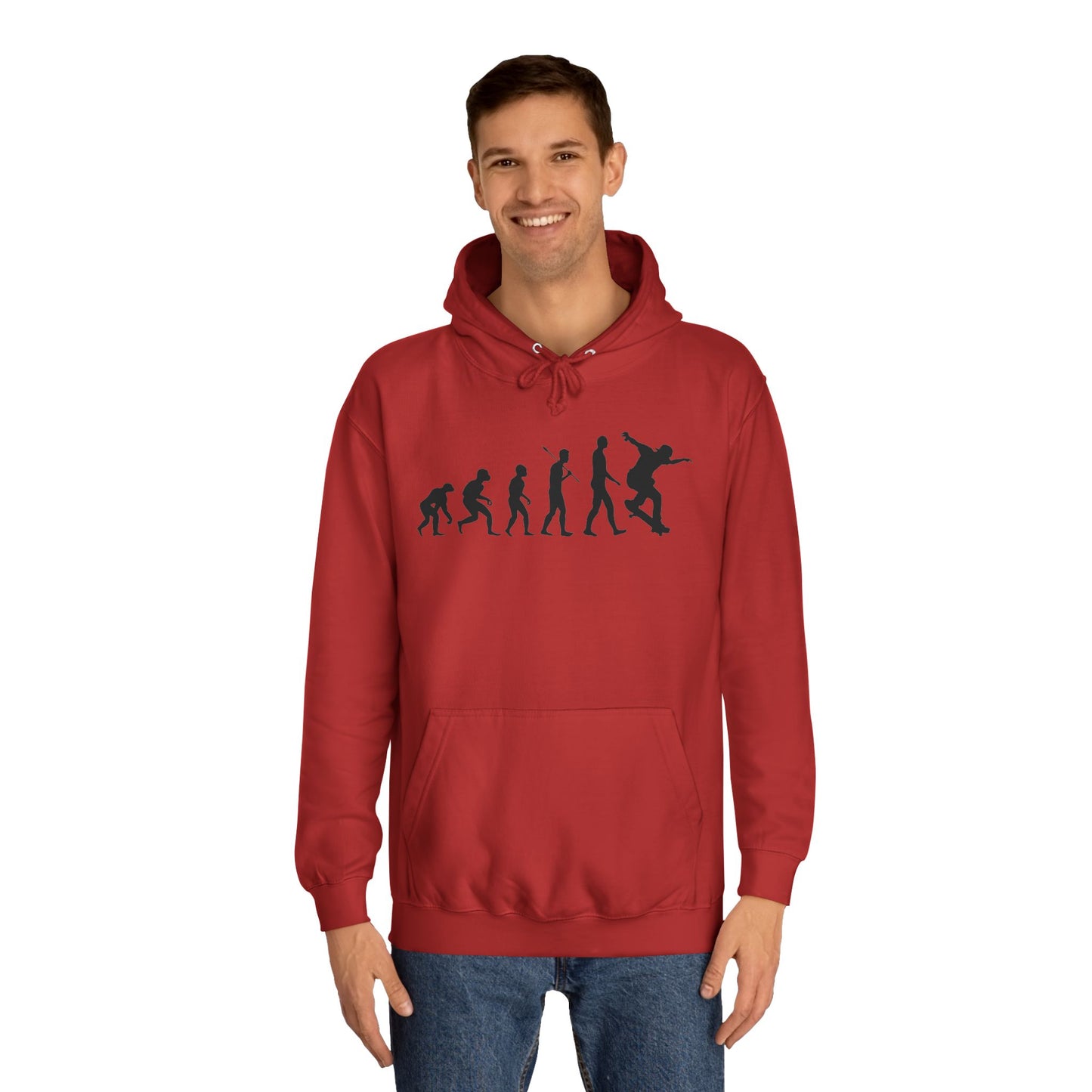 Evolution of Skateboarding Hoodie Stylish Graphic Pullover Unisex Skate Culture