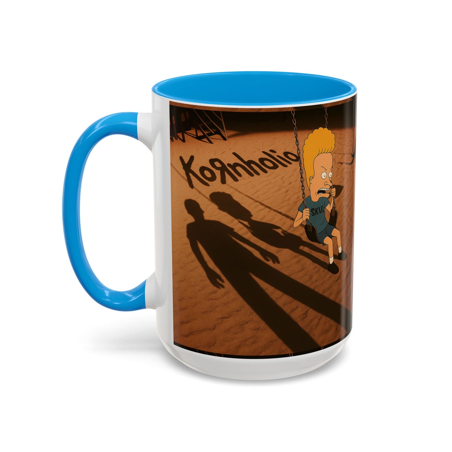 Kornholio 15 oz Coffee Mug Funny Nu Metal Cartoon Cup Multiple Colors