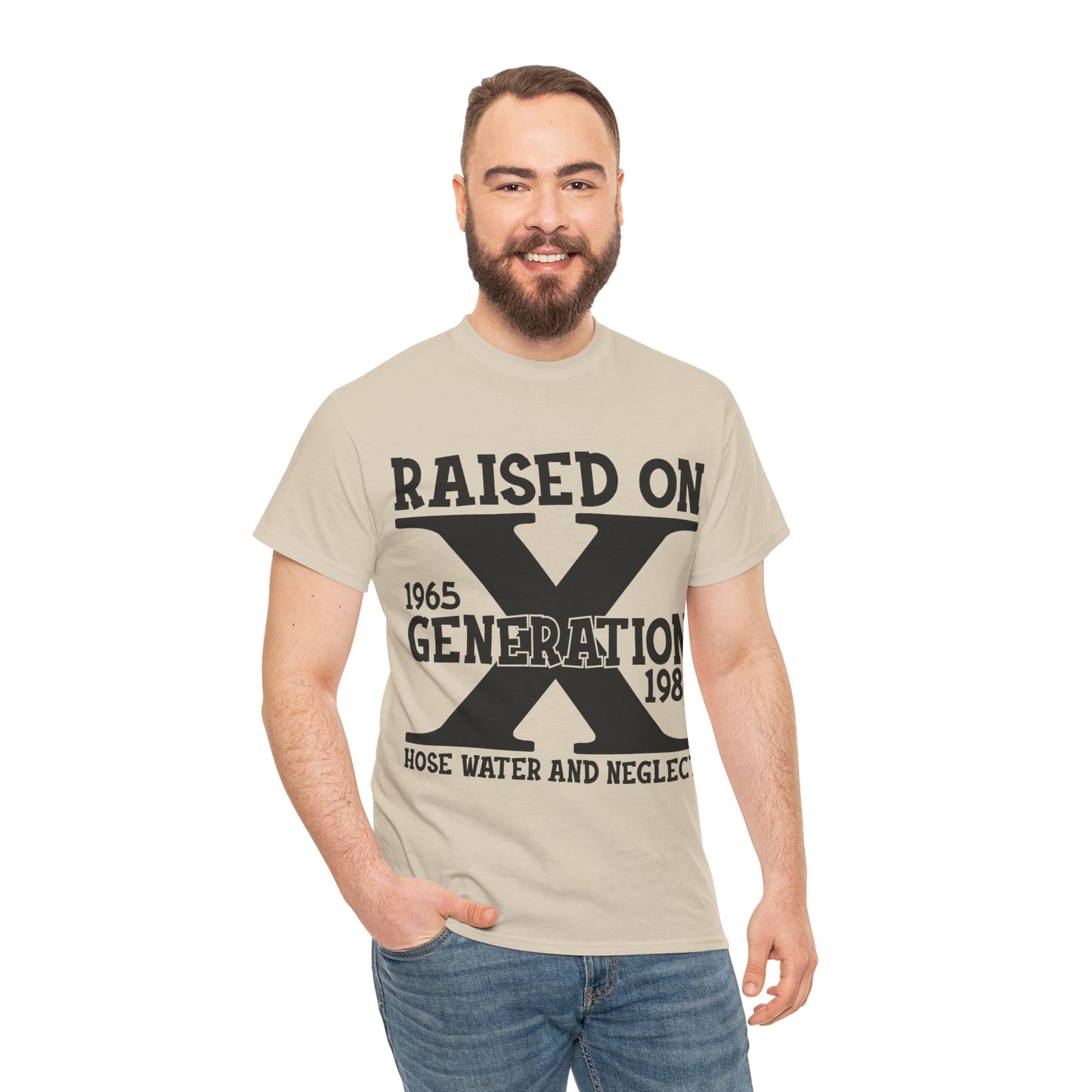GEN X Raised On Hose Water & Neglect Tshirt Unisex Heavy Cotton