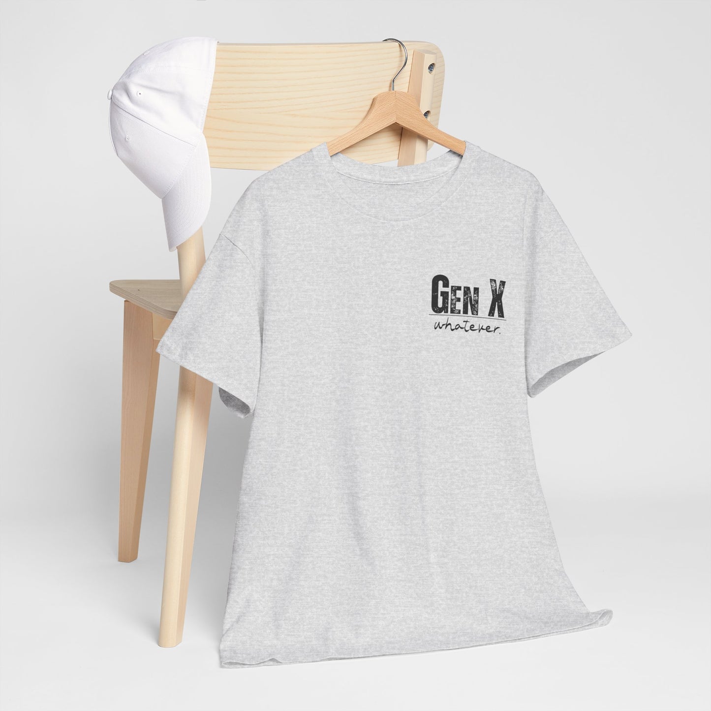 GEN X Definition Unisex Heavy Cotton T-Shirt Front & Back