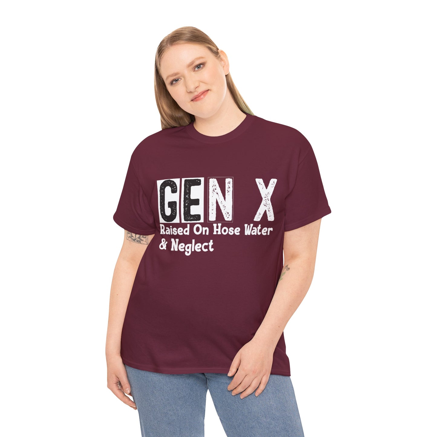 GEN X Raised On Hose Water & Neglect Tshirt Unisex Heavy Cotton