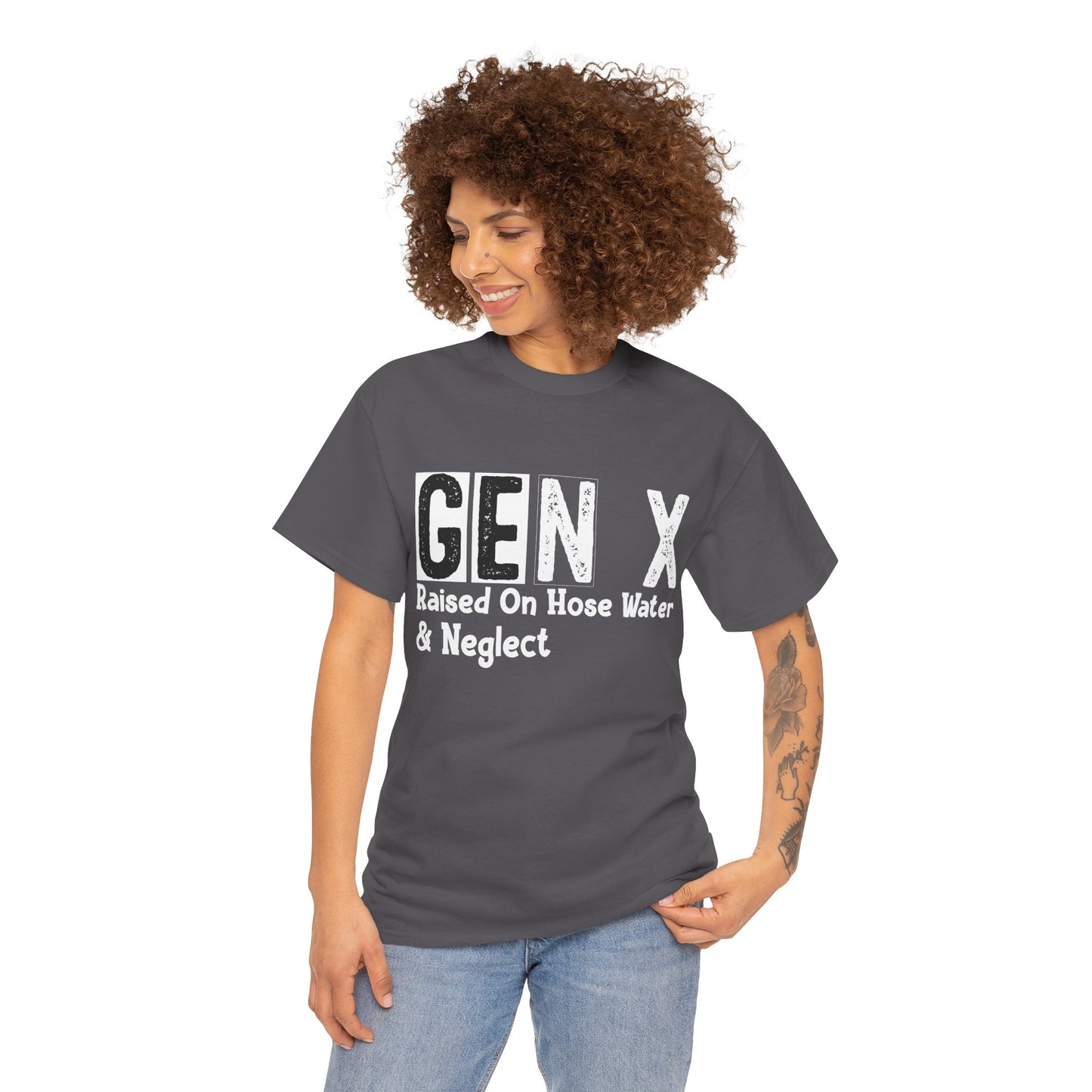 GEN X Raised On Hose Water & Neglect Tshirt Unisex Heavy Cotton