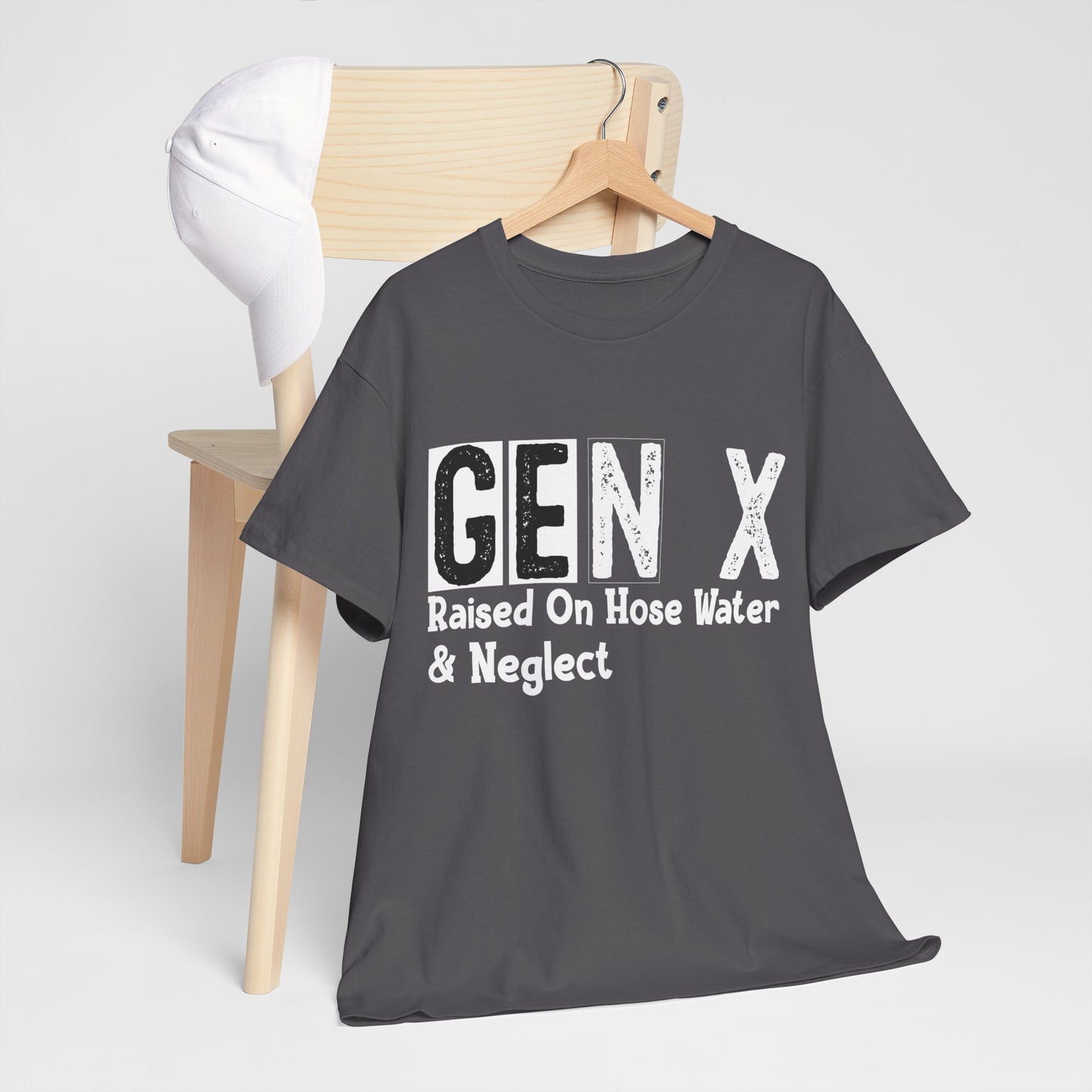 GEN X Raised On Hose Water & Neglect Tshirt Unisex Heavy Cotton