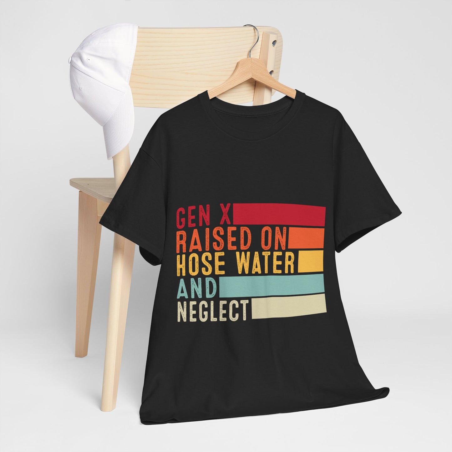 GEN X Raised On Hose Water & Neglect Tshirt Unisex Heavy Cotton