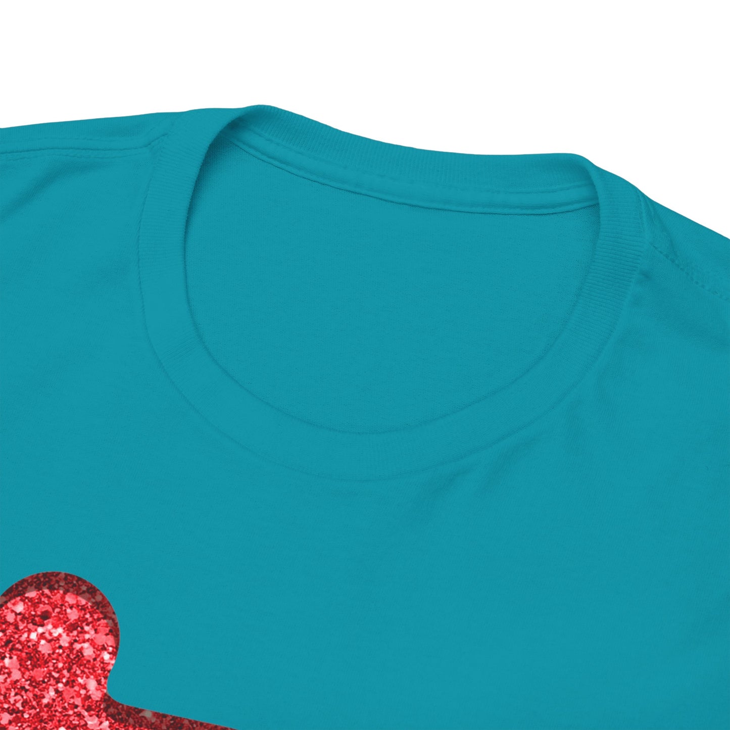 Autism Puzzle Pieces T-shirt Unisex Heavy Cotton
