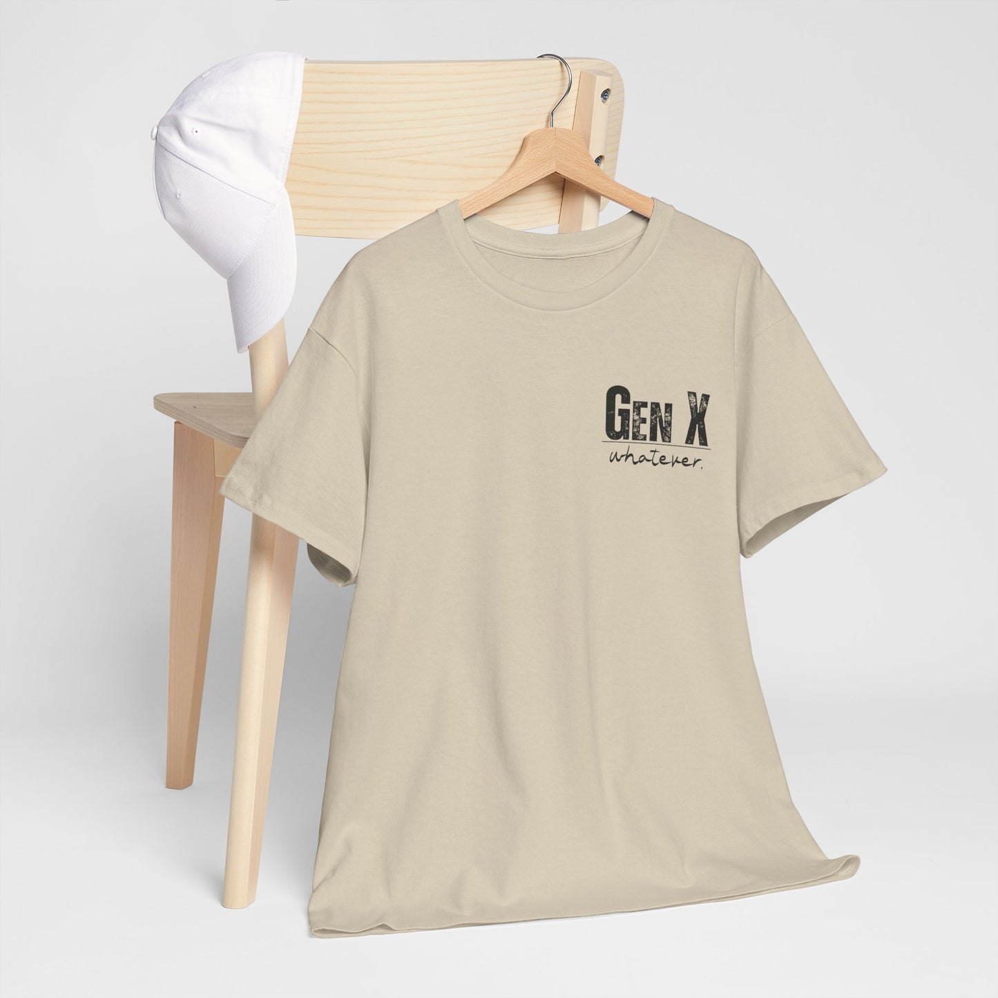 GEN X Definition Unisex Heavy Cotton T-Shirt Front & Back