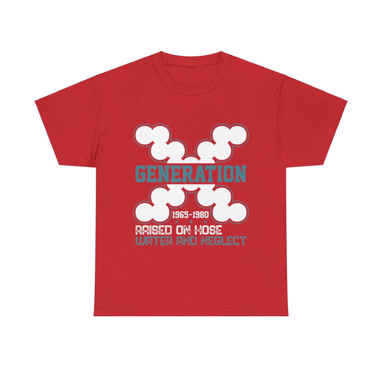 GEN X Raised On Hose Water & Neglect Tshirt Unisex Heavy Cotton T-shirt Unisex Heavy Cotton