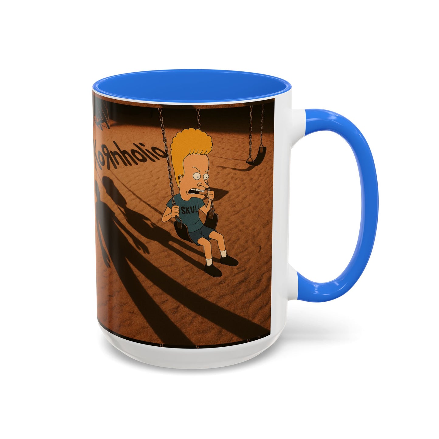 Kornholio 15 oz Coffee Mug Funny Nu Metal Cartoon Cup Multiple Colors
