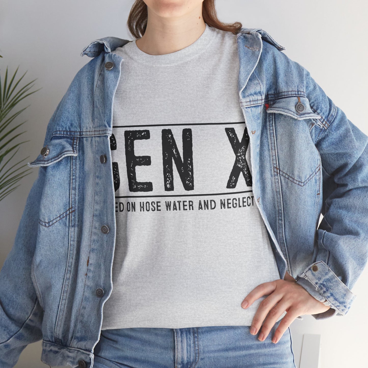 GEN X Raised On Hose Water & Neglect Tshirt Unisex Heavy Cotton