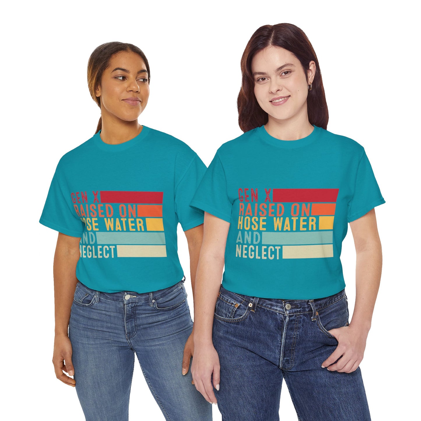 GEN X Raised On Hose Water & Neglect Tshirt Unisex Heavy Cotton
