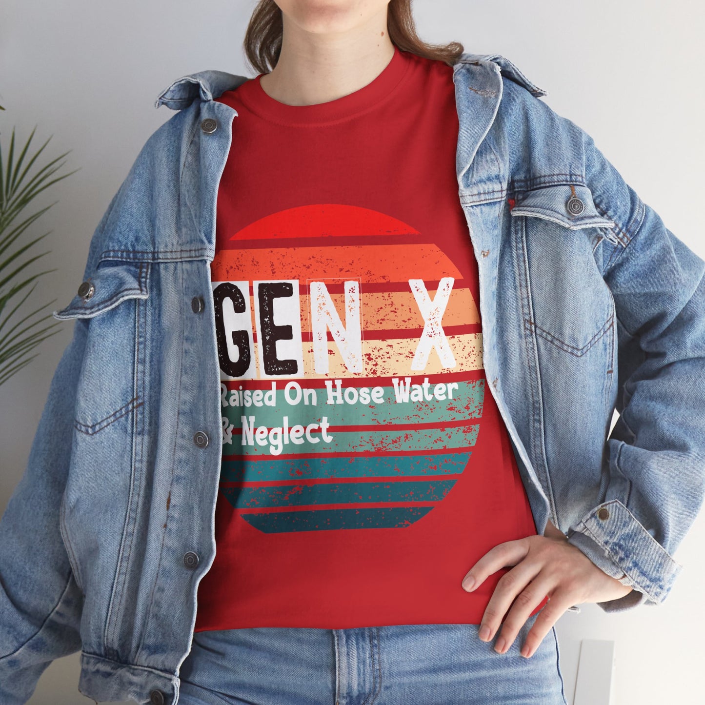 GEN X Raised On Hose Water & Neglect Tshirt Unisex Heavy Cotton