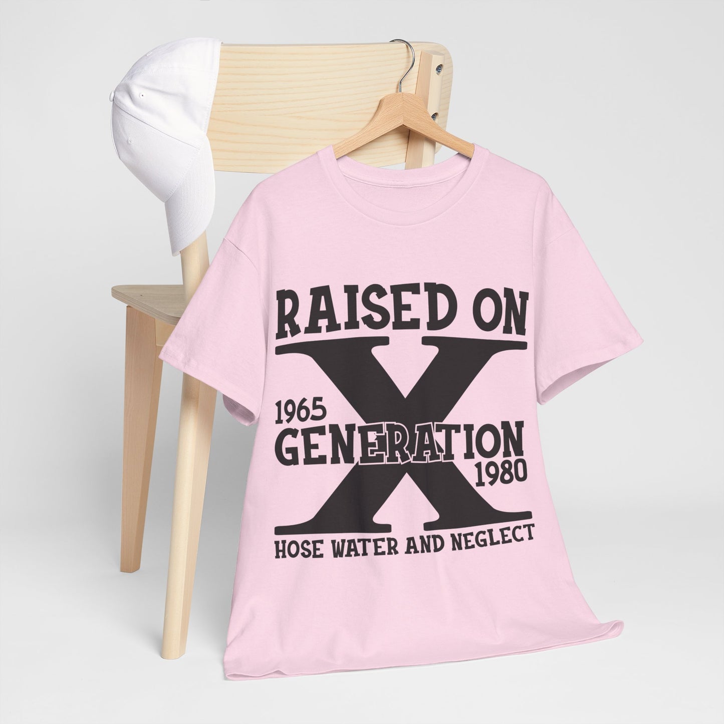 GEN X Raised On Hose Water & Neglect Tshirt Unisex Heavy Cotton