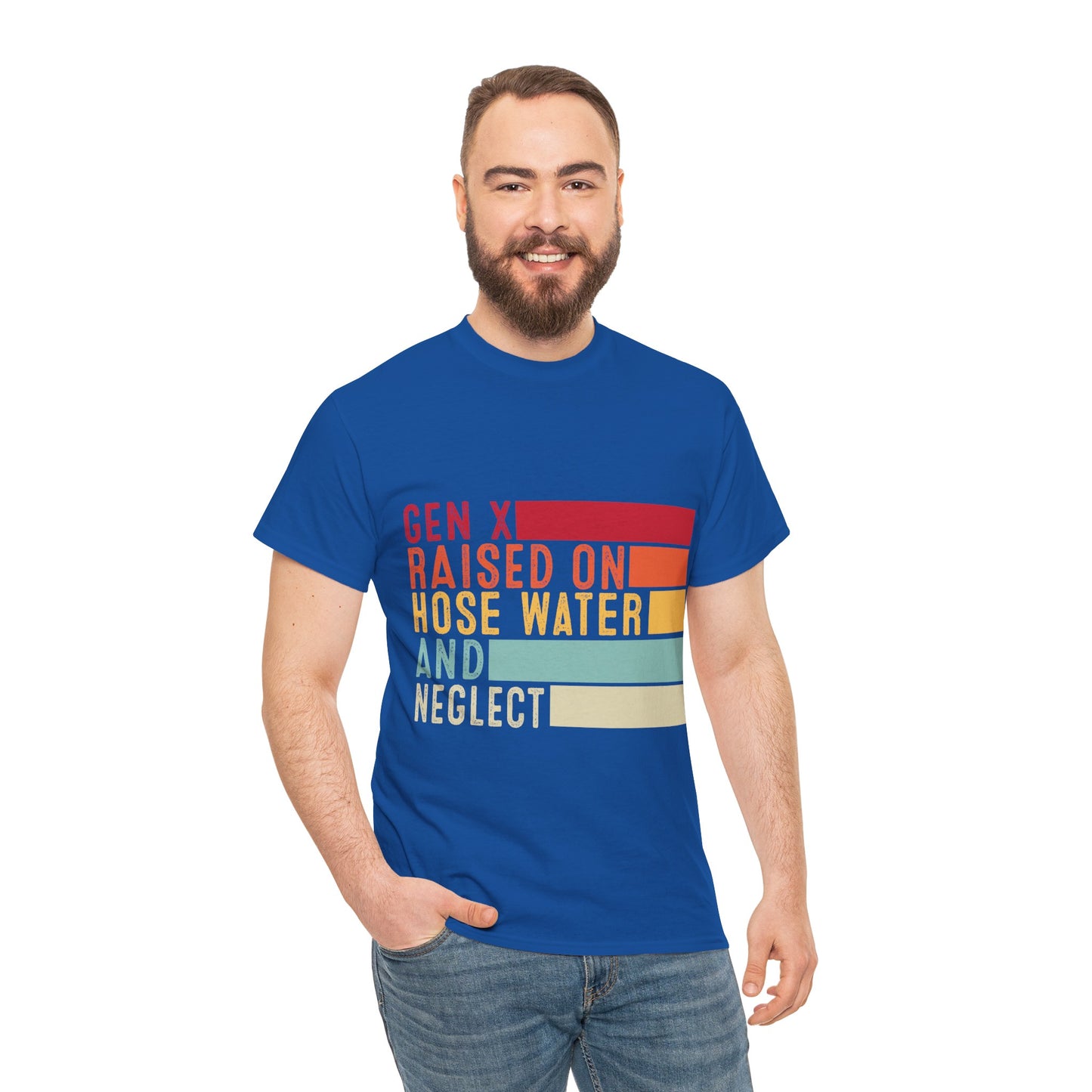 GEN X Raised On Hose Water & Neglect Tshirt Unisex Heavy Cotton