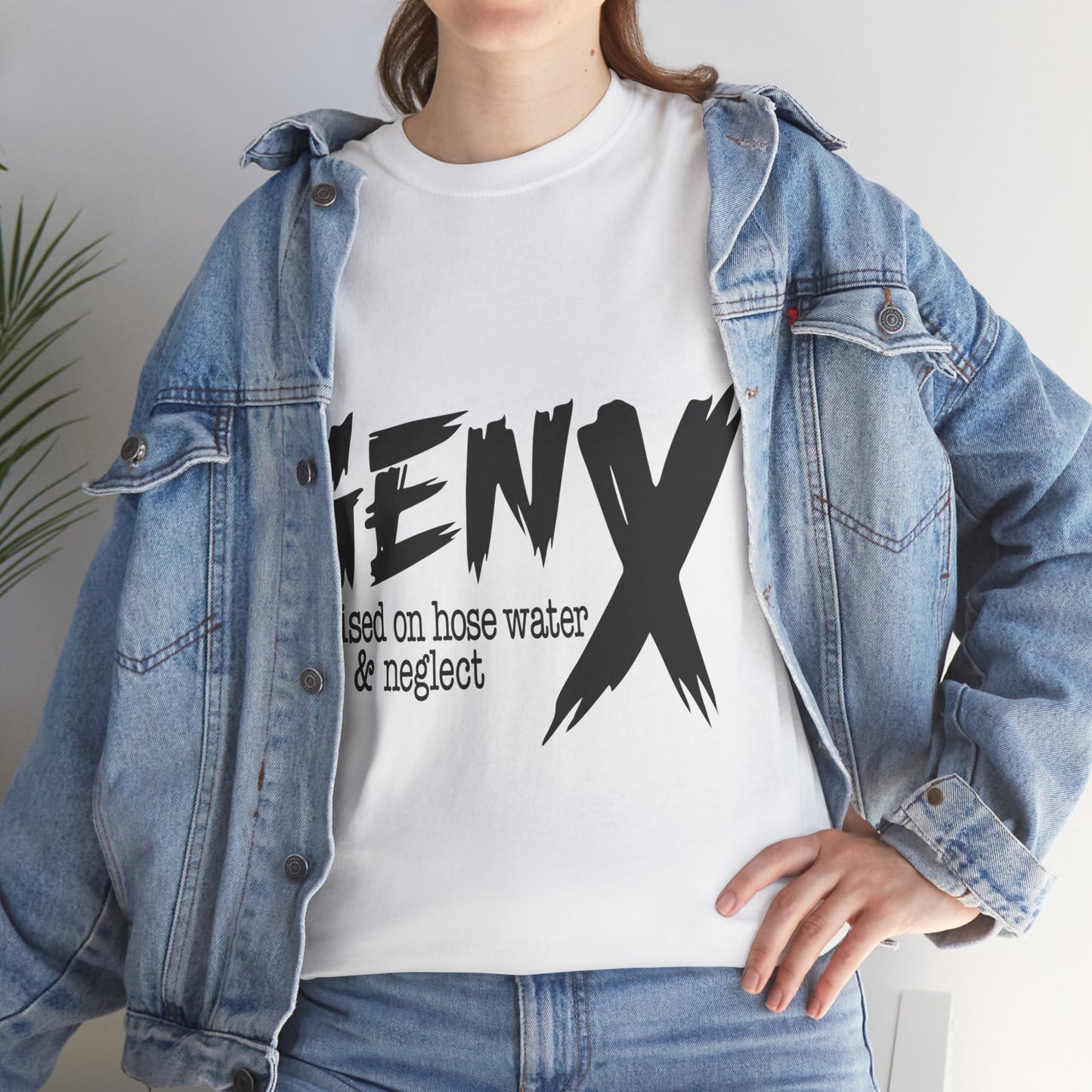 GEN X Raised On Hose Water & Neglect Tshirt Unisex Heavy Cotton