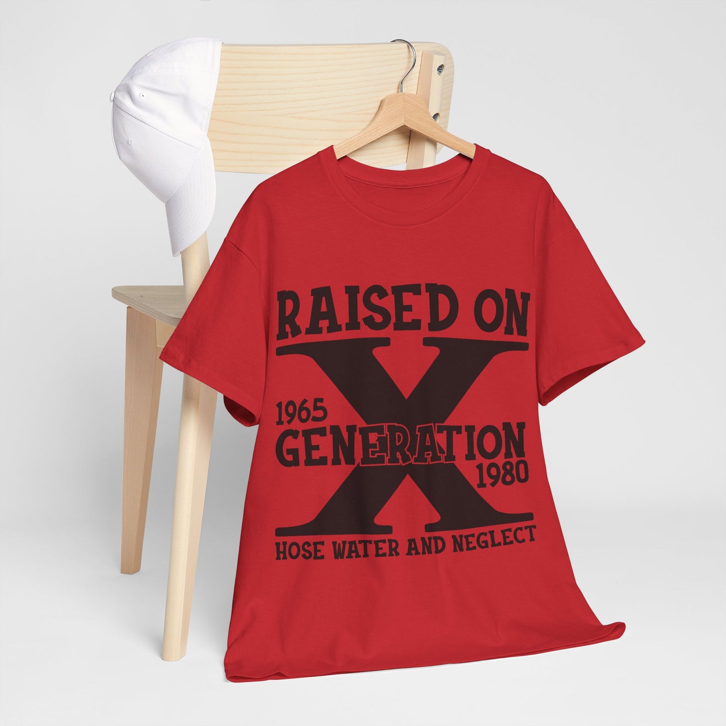 GEN X Raised On Hose Water & Neglect Tshirt Unisex Heavy Cotton
