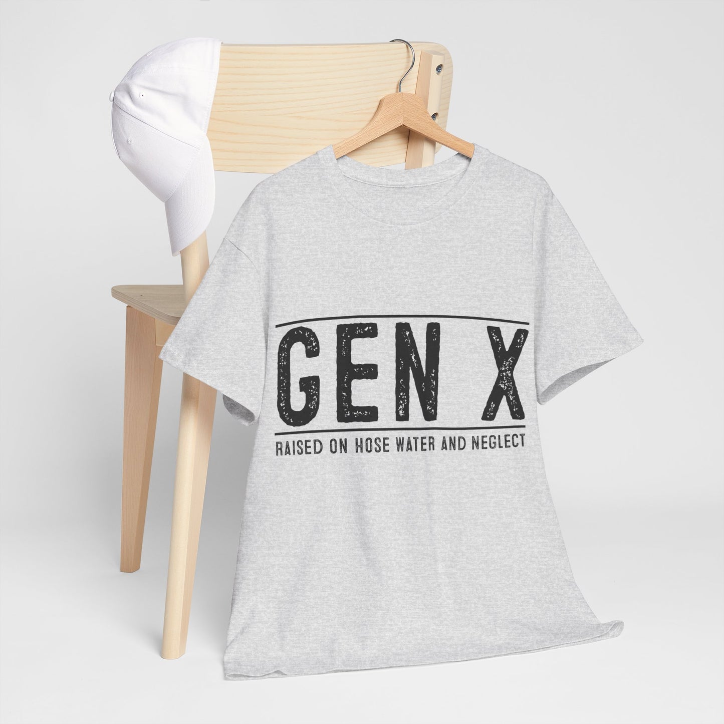 GEN X Raised On Hose Water & Neglect Tshirt Unisex Heavy Cotton