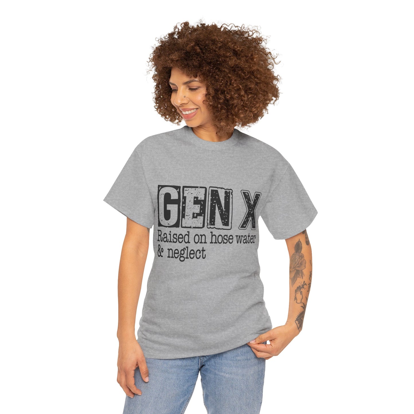 GEN X Raised On Hose Water & Neglect Tshirt Unisex Heavy Cotton