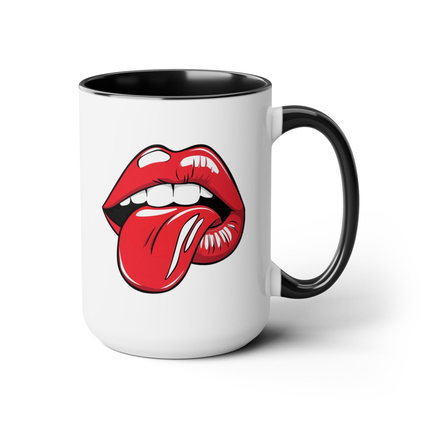 PopArt Lips and Tounge15oz Coffee Mug