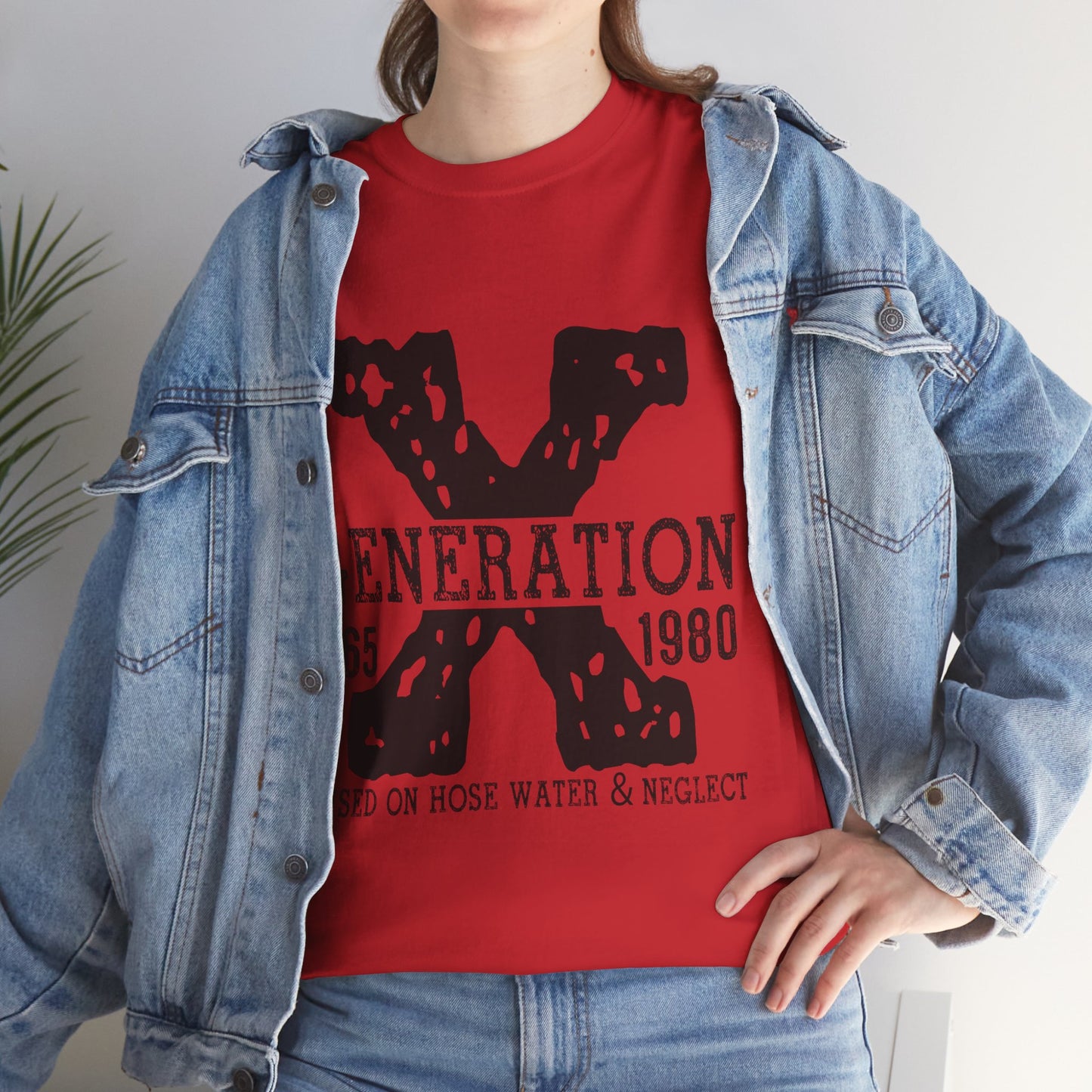 Copy of GEN X Raised On Hose Water & Neglect Tshirt Unisex Heavy Cotton